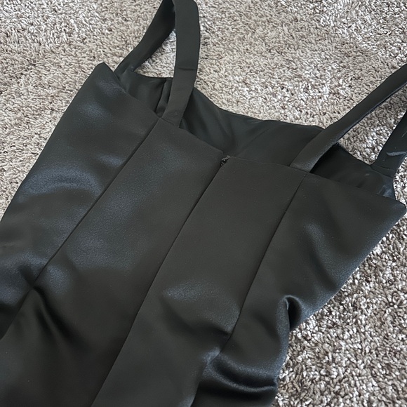 Jessica McClintock mermaid dress w tulle,bow and rhinestones - Picture 5 of 6